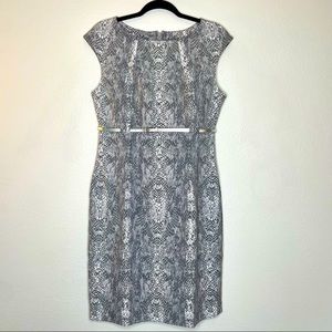 Calvin Klein • Snake Skin Print Dress
